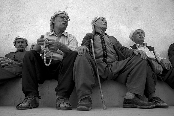 Afternoon Outside the Tea House - Ba'adre, northern Iraq (2009)