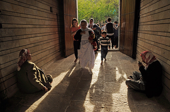 Passageway to Sanctuary's Forecourt, Lalish (2014)