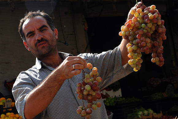 Selling Grapes - Qamishle, Syria (2008)